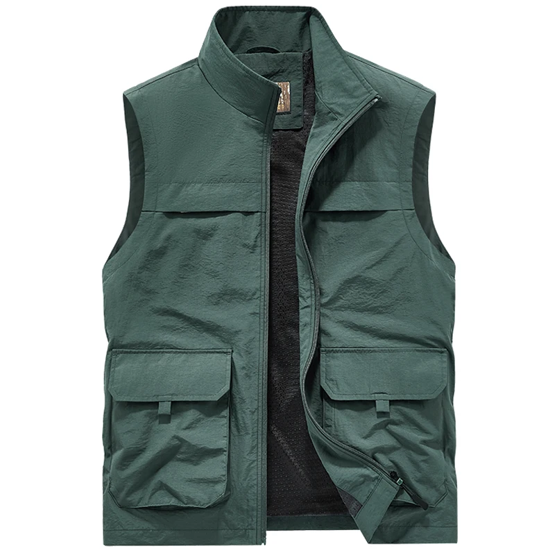 mens waistcoat Autumn winter New Men's Middle age business casual vest business casual vest M-4XL 5XL 8866