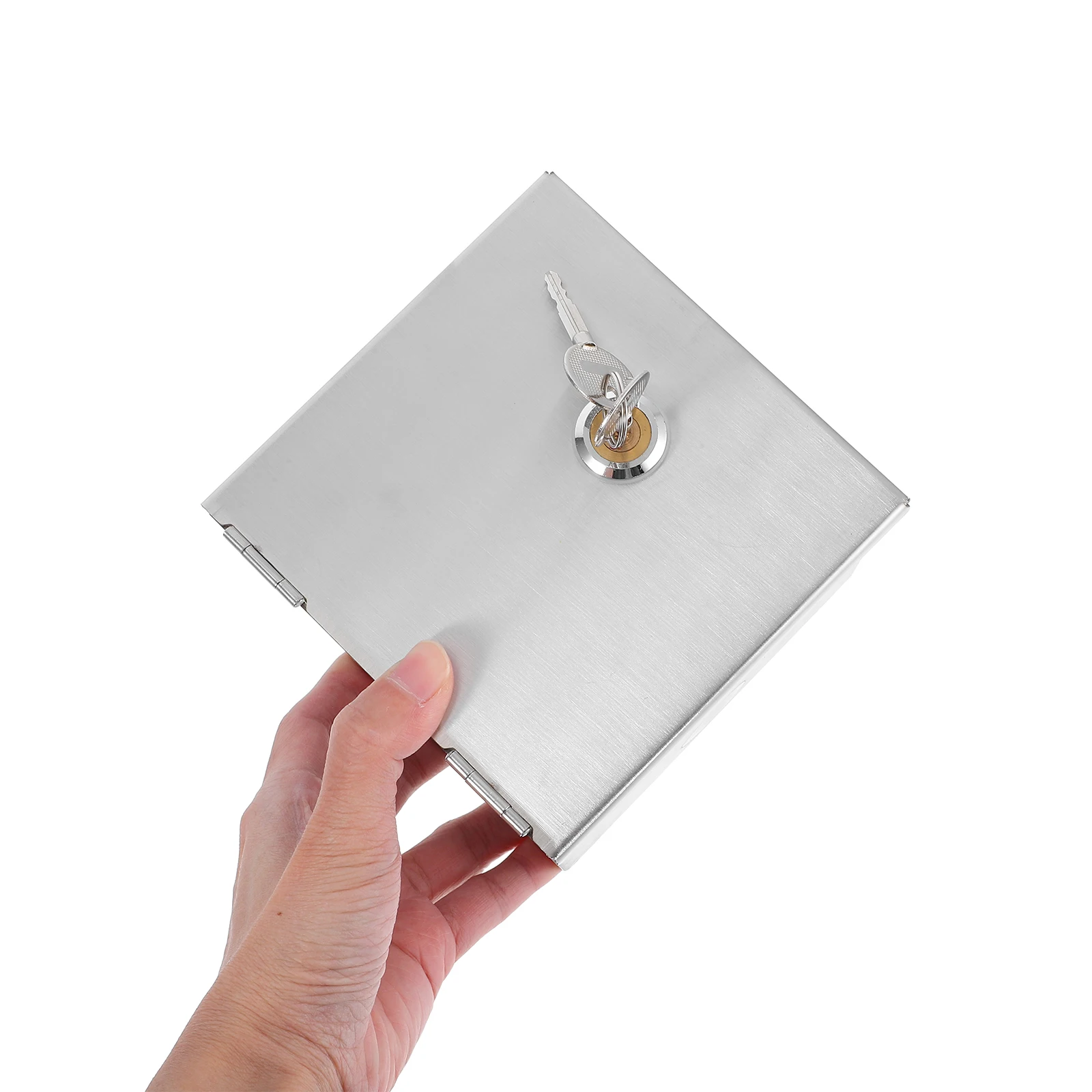 

Stainless Steel Anti-theft Socket Box 86 Type Wall Switch Outlet Cover Dust Water Proof Heavy Duty Lockable Electric Plug