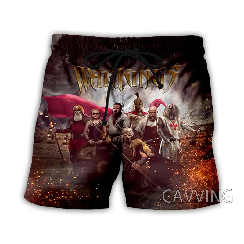 CAVVING 3D Printed  Warkings Rock  Band  Summer Beach Shorts Streetwear Quick Dry Casual Shorts Sweat Shorts for Women/men