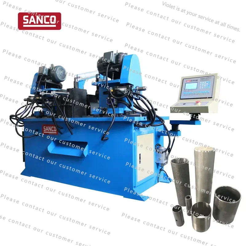 Double Twin Dual Head Hand Held Bevelling Machine Inside Outside Surface External Internal Tube bar
