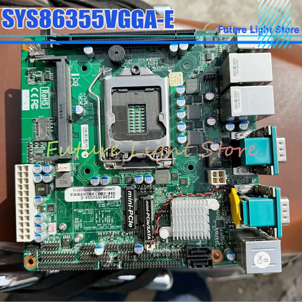 SYS86355VGGA-E Dual Port Industrial Motherboard 1150 Pin