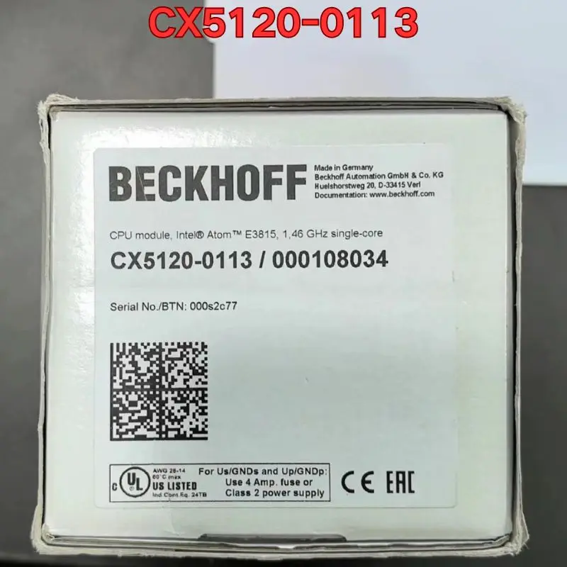 New PLC module CX5120-0113 The latest quotation in November 2025