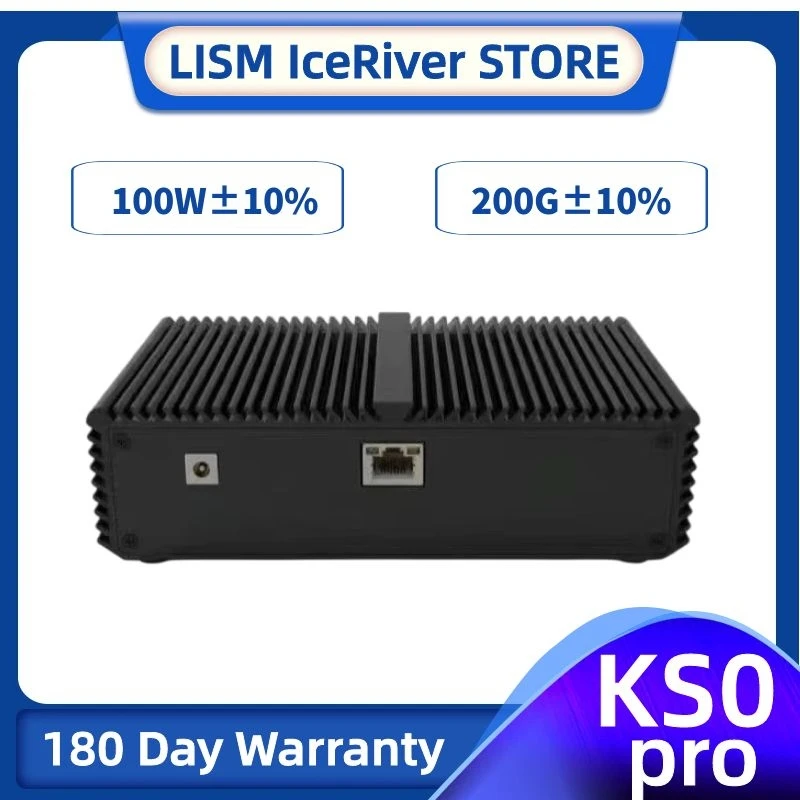Nowy IceRiver KS0pro górnik 200Gh/S 100W KAS górnik Kaspa maszyna górnicza
