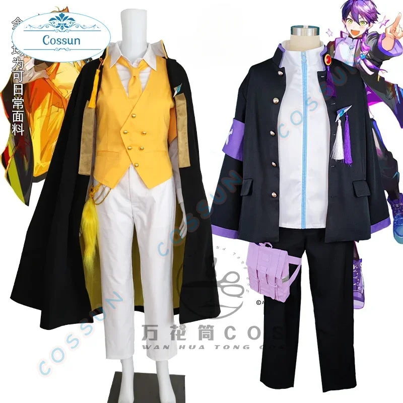 [Customized] Vtuber Nijisanji Fushimi Gaku/Kenmochi Toya Cosplay Costume Halloween Outfits Men New Suit Uniform Anime