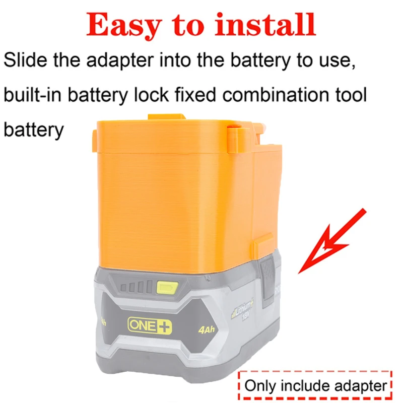 Imagem -04 - Conversor de Bateria para Aeg Ridgid 18v Li-ion Tools para Ryobi 18v Adaptador Power Tool Acessórios