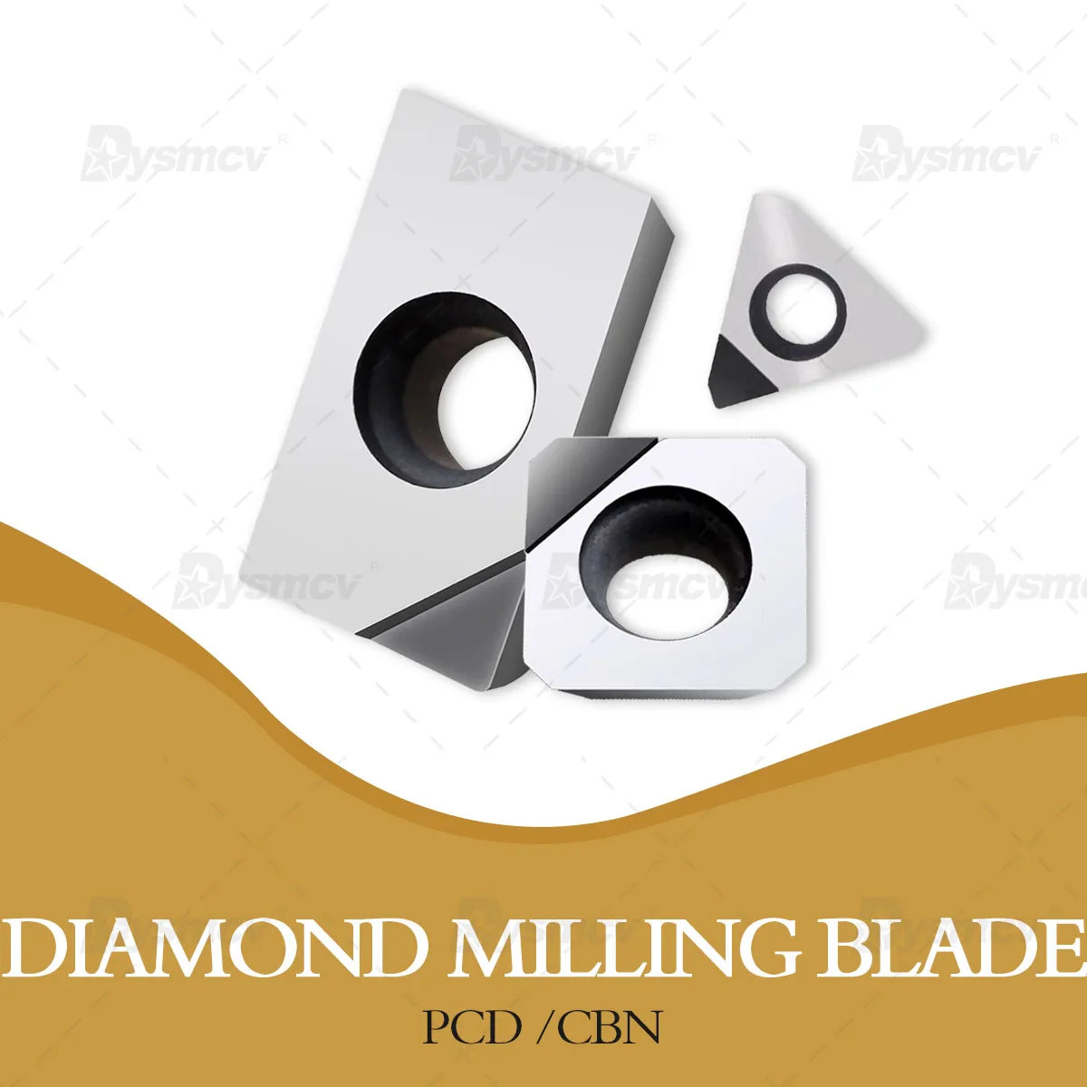 PCD CBN Diamond High Hardness Cubic Boron Nitride Milling Blades For Aluminum Copper APKT1604 APKT1135 TBGT TPGH CNC Lathe Tools