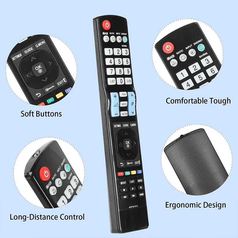 AKB73615312 Remote Control For LG TV 32LD350C 32LS570S 37LS570S 42LS5600 42LS5650 47LS4600 55LS5650 42PA4500 50PA4500 50PA4520