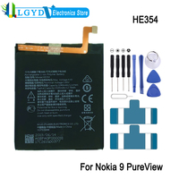 HE354 Li-ion Polymer Battery For Nokia 9 PureView Phone 3320mAh Rechargeable Lithium Battery Repair Replacement Part