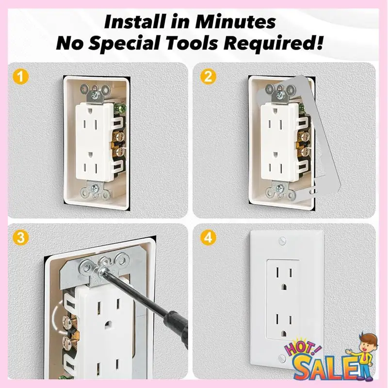 

Проставки для настенных пластин A88X, выравнивающие пластины для устройства заподлицо для инструмента для ремонта электрических розеток, прокладки для розетки