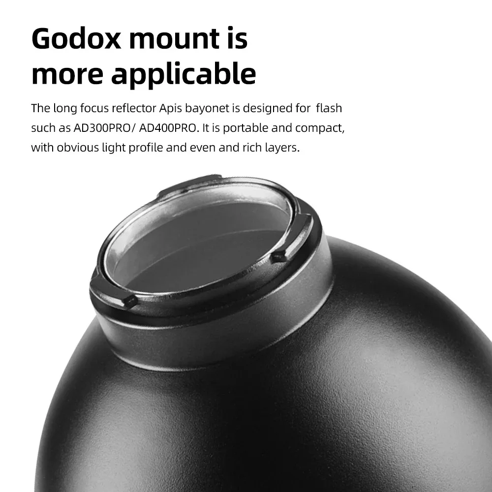GODOX AD-R12 AD300PRO สะท้อนแสงโฟกัสยาว AD400Pro อุปกรณ์เสริมโดยเฉพาะ-GODOX MOUNT