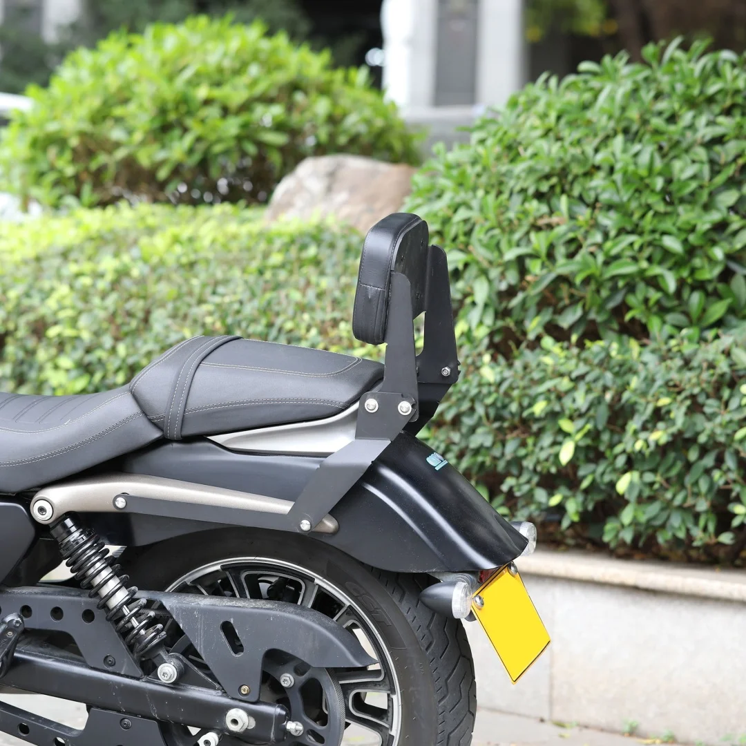 For QJMOTOR SRV350/300/250 ATM dedicated rear backrest, sturdy bracket, easy installation motorcycle retrofit cushion accessory