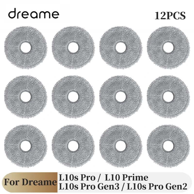 Für Dreame L10s Pro Gen 3 / L10s Pro Gen 2 / L10s Pro / L10 Prime Roboterstaubsauger Ersatzteile Hauptbürsten Seitenbürsten Wischtücher Filter