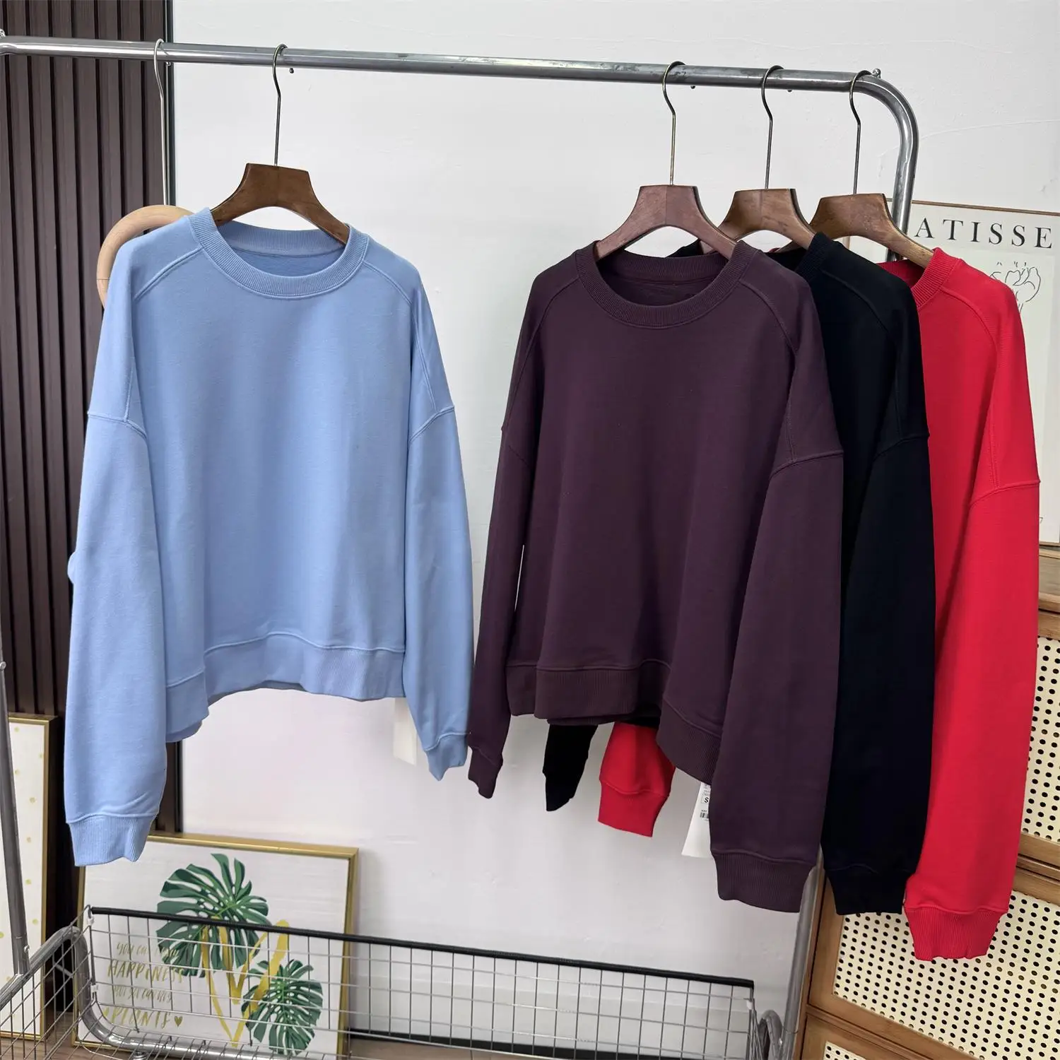 WMXZ Autumn 2025 Men's Slim Fit Long Sleeve Hoodie round Neck Heavyweight Fabric Casual Warm  Color Hoodie for Couples