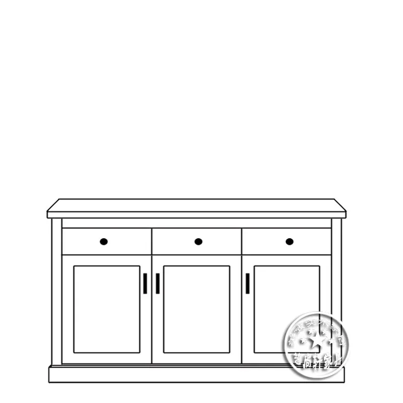 TAO  Nordic sideboard, American marble kitchen, island counter, operation cabinet, living room