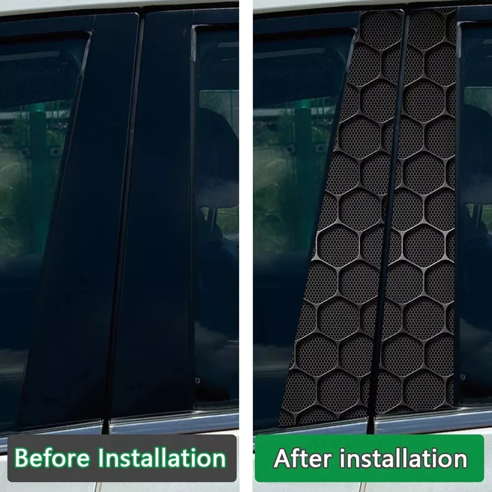 

DIY Car Sticker B-Pillar Sticker DIY Car Modifications Versatile Application Weather Resistant Customizable Decoration
