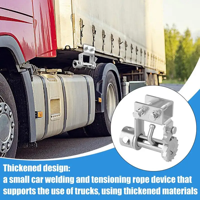 

Stake Pocket Winch Steel Rope Tightener For Clamping Flatbed Trailer Accessories Track Sliding Winch For Trucks Car Cargo