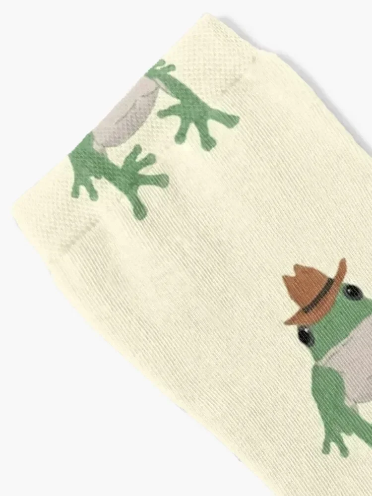 Cowboy Hat Frog Socks aesthetic anime Socks Men's Women's