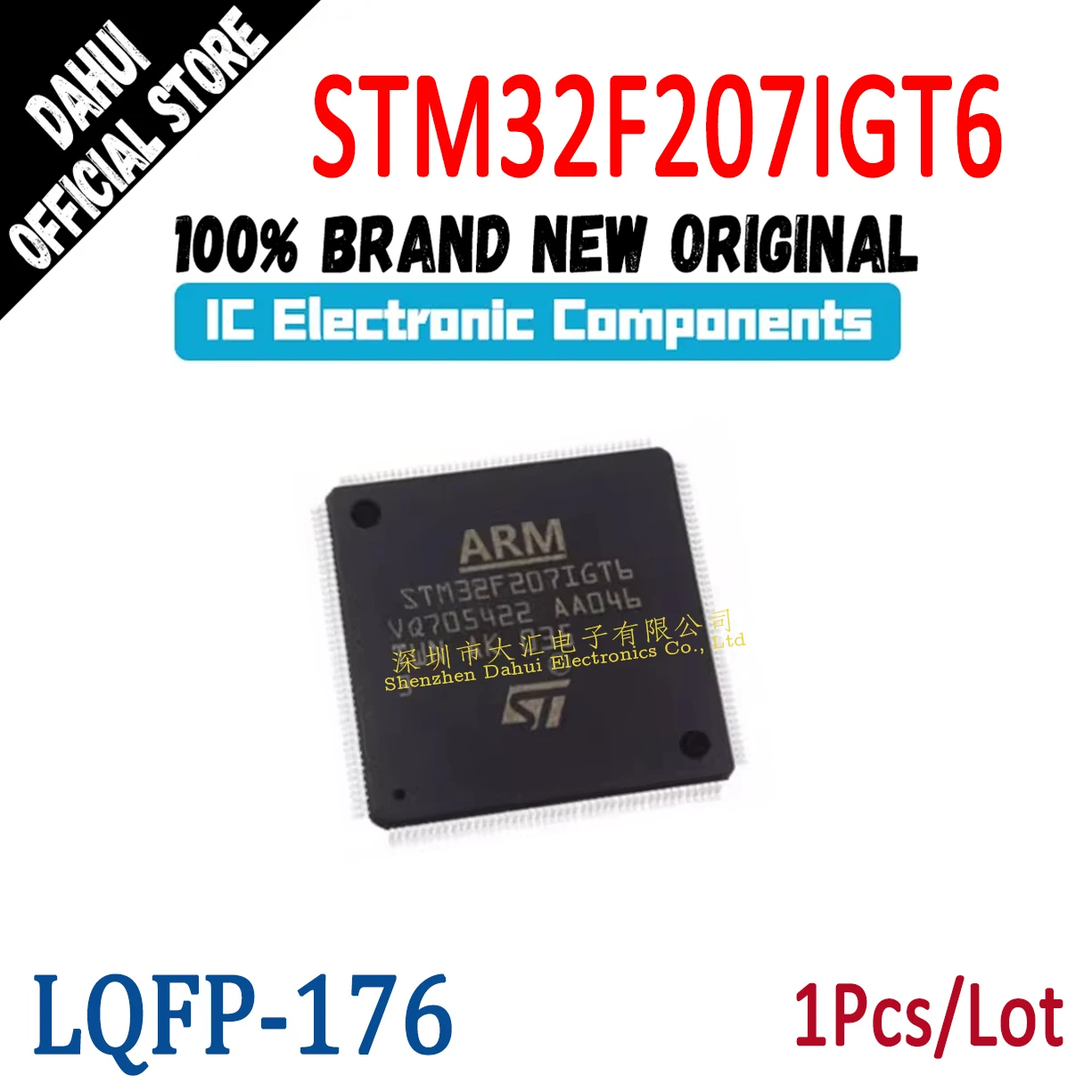 

STM32F207IGT6 LQFP-176 Microcontroller chip IC new original