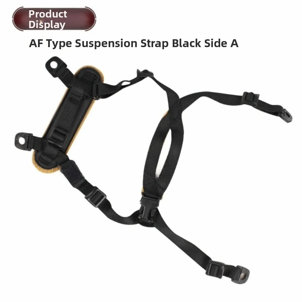 4 Point Retention Sport Helmet Retention System H-Nape Strap Stable Under Rotational Forces Helmet Suspension System