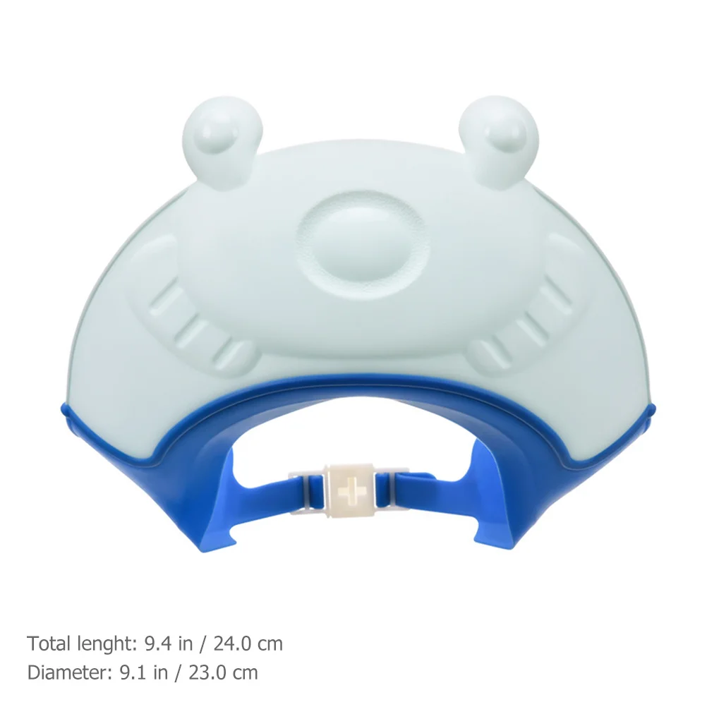 

Baby Bath Cap Toddler Shower Hat Easy Adjust Comfortable Fit Long Time Use Shampoo Haircut Shading Protection Baby Shower Hat