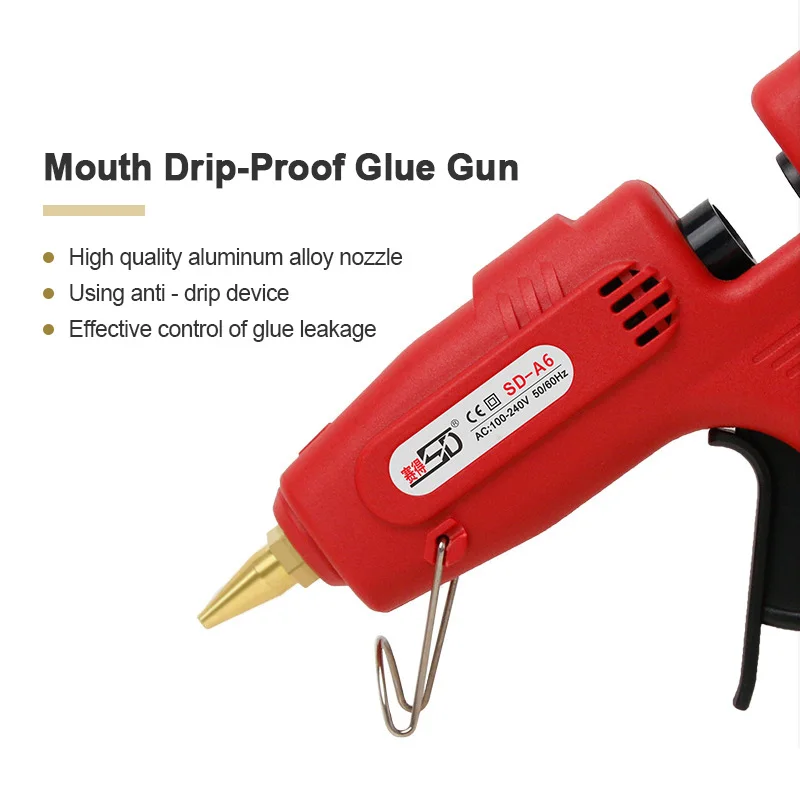 Free Shipping Hot Melt Glue Gun SD-A6 Double Power 60/100W 11mm  Stick Big HandTool Christmas Decorating Tools