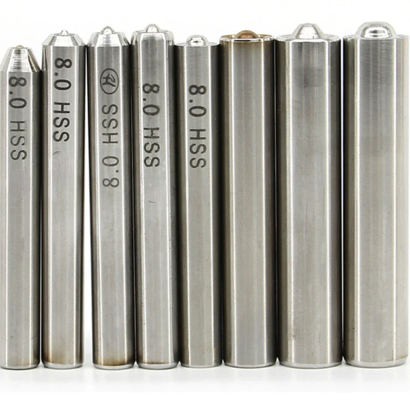 Rivet Flanging White Steel Punch Semi-Hollow Curling Mold High Speed Steel Manufacturing Hand Tapping Mold