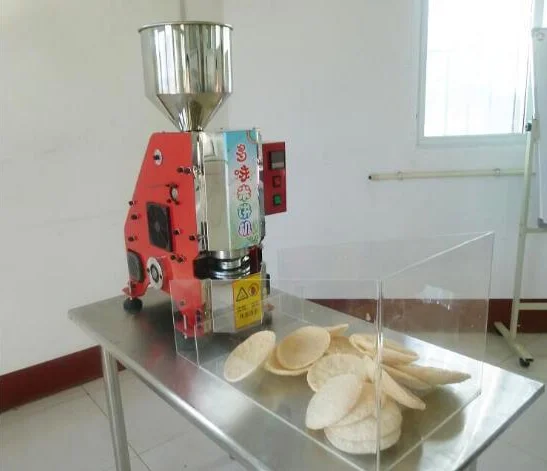 Automatic Control Rice Cake Machine Rice Cracker Rice Cake Popping Puffed Corn Snacks Making Machine