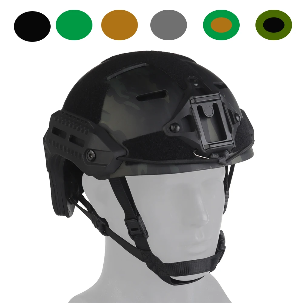 

Тактический тренировочный шлем MK с двойной мягкой подкладкой для пейнтбола, защищенная подвесная система, многофункциональная направляющая