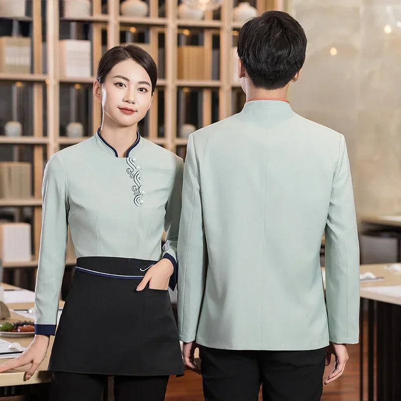 uniforme-d'hotel-a-manches-longues-uniformes-de-serveur-combinaisons-de-serveuse-pour-restaurant-de-fondue-et-de-restauration-vetements-de-cuisine-pour-restauration-rapide-veste-de-chef