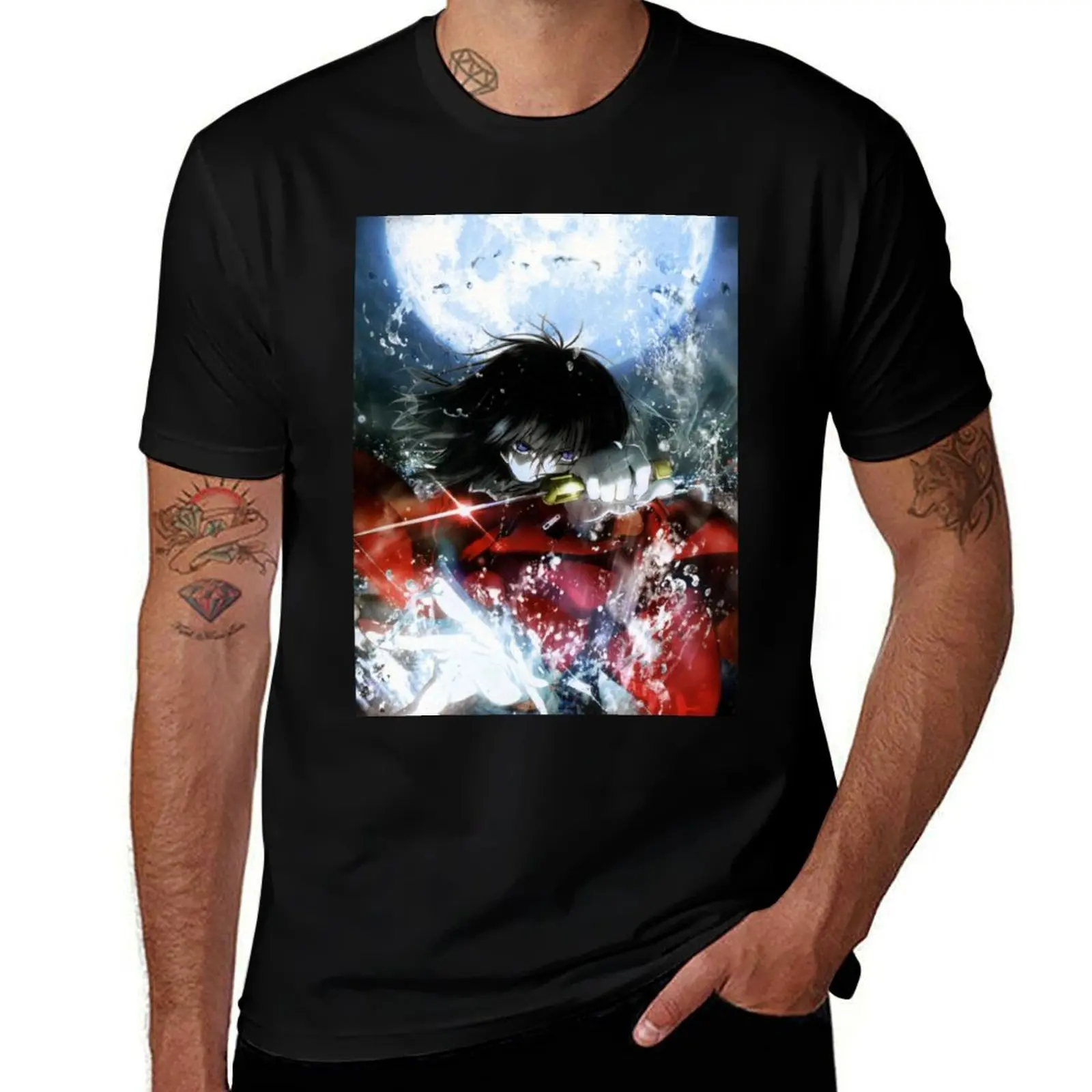 

Anime 001 T-Shirt anime tshirt men t shirt cotton 100% T-Shirt