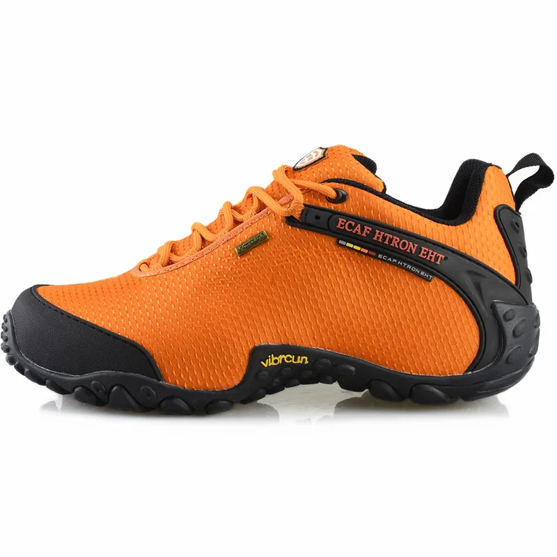 ECAF HTRON EHT Hiking Shoes for men Water-Resistant Outdoor Sneakers Non-Slip Shock Absorbing Trainers for Trekking Travel