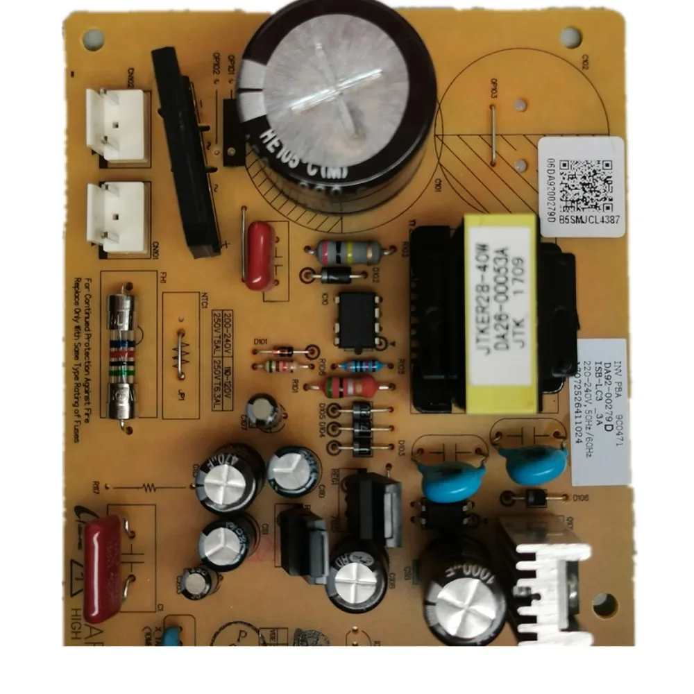 Inverter Control Board para Geladeira, Samsung RS552NRUA1J, RS21SSHCS1, DA92-00279A, Frigorífico Circuito, PCB Freezer Parts, Novo