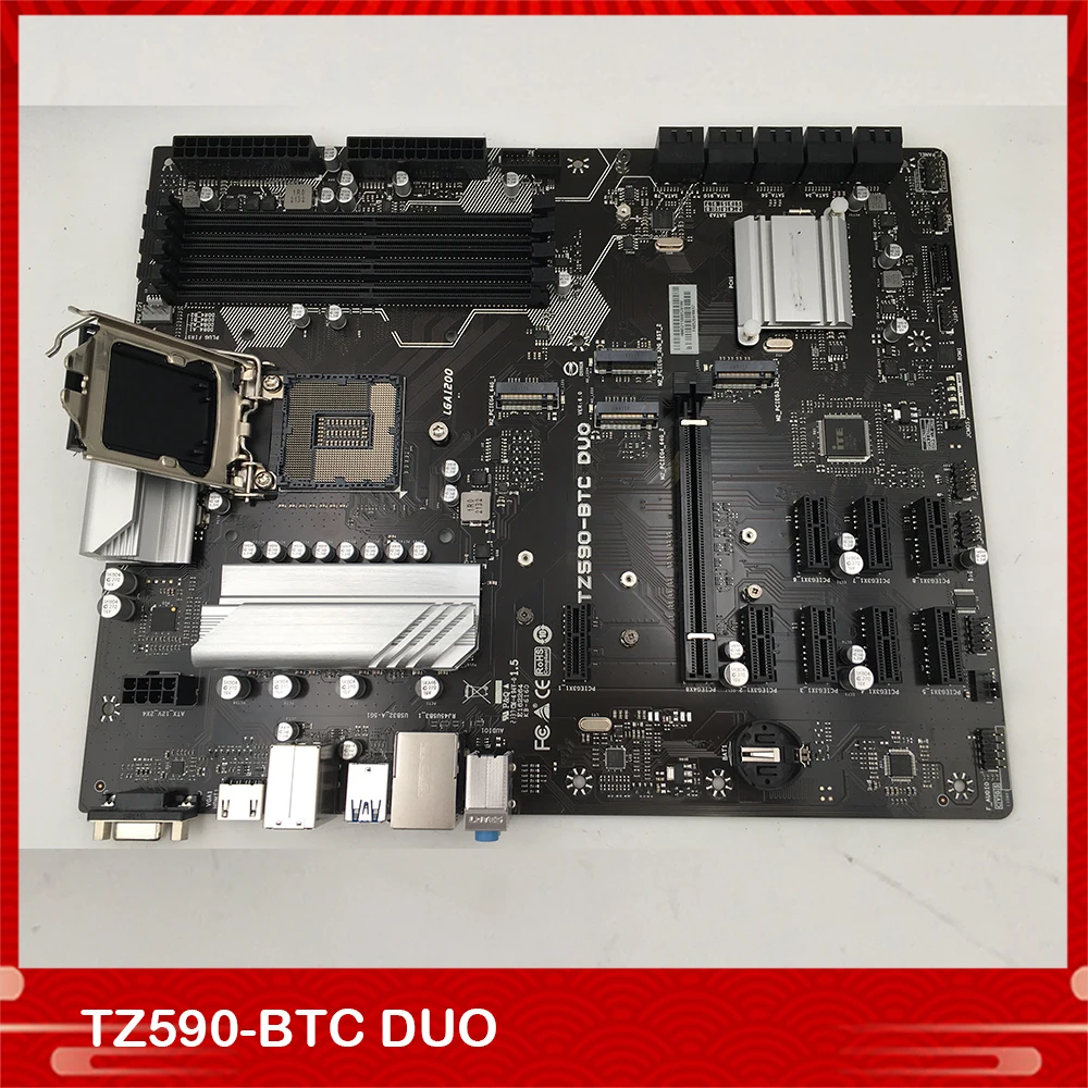 

Brand new Dedicated Motherboard For BIOSTAR TZ590-BTC DUO 9 PCIE 10*SATA Perfect Test, Good Quality