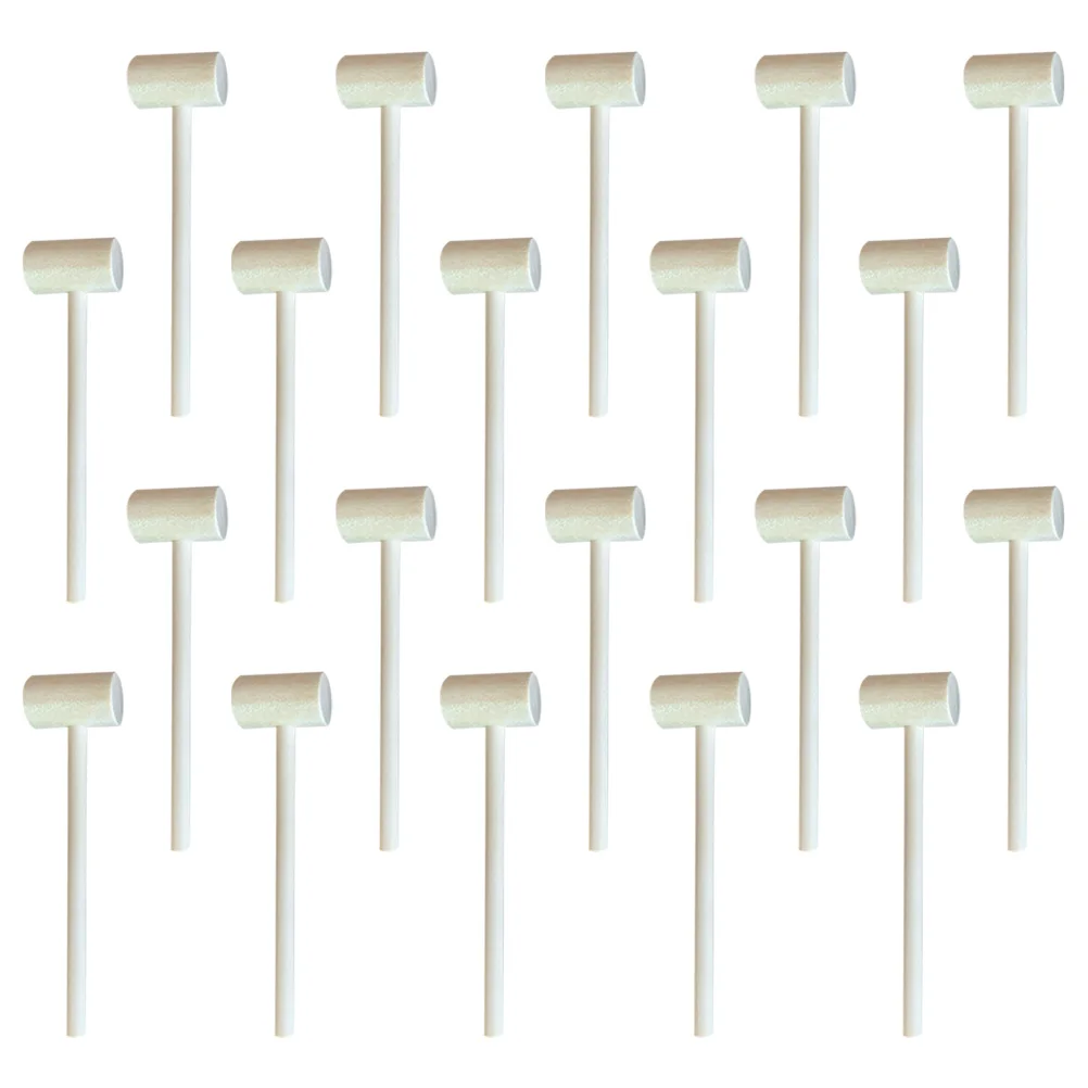 20 قطعة المطارق الخشبية الصغيرة مونتيسوري التعليمية قصف اليد التنسيق بين اليد العين مجموعة مطرقة صغيرة مطرقة خشبية