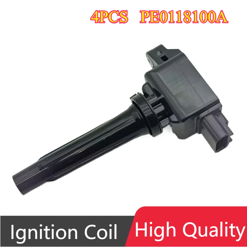 

4 шт. PE0118100A UF656 PE2018100A PE011810 катушка зажигания для Mazda 3 Sport 6 CX-3 CX-5 MX-5 Miata L4 2.0L автомобильные аксессуары