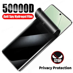 3D Curved Anti-spy Hydrogel Film For Tecno Spark 20 Pro Plus Privacy Screen Protector for Tecno Phantom X2 Pro No glass