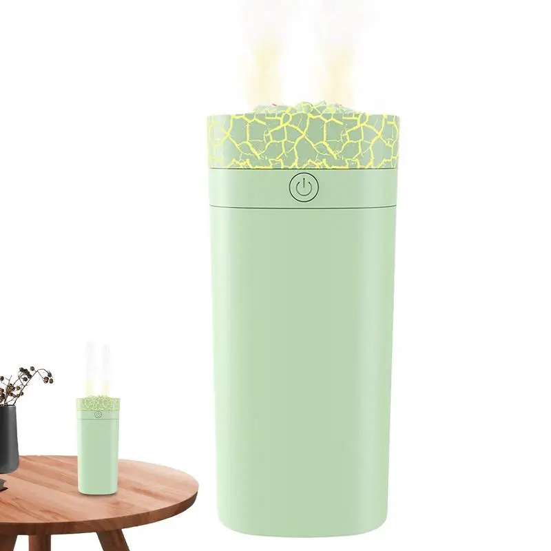 Volcano Humidifier Rechargeable Volcano Desktop Humidifier Multifunctional Air Purifier Low Noise Bedroom Supplies For Winter