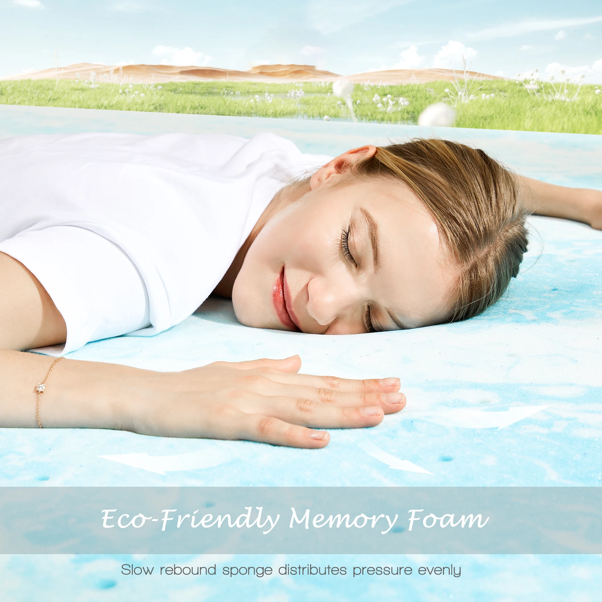MCQ Volledig formaat 2 inch Me - Memory Foam Topper recensie en prijs