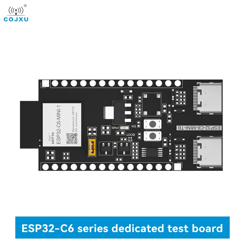 

ESP32-C6 Bluetooth WiFi Test kit 2.4GHz COJXU ESP32-C6-MINI-1-TB BLE5.3 WiFi6 With USB Interface Easy Use ESP32 Test Board