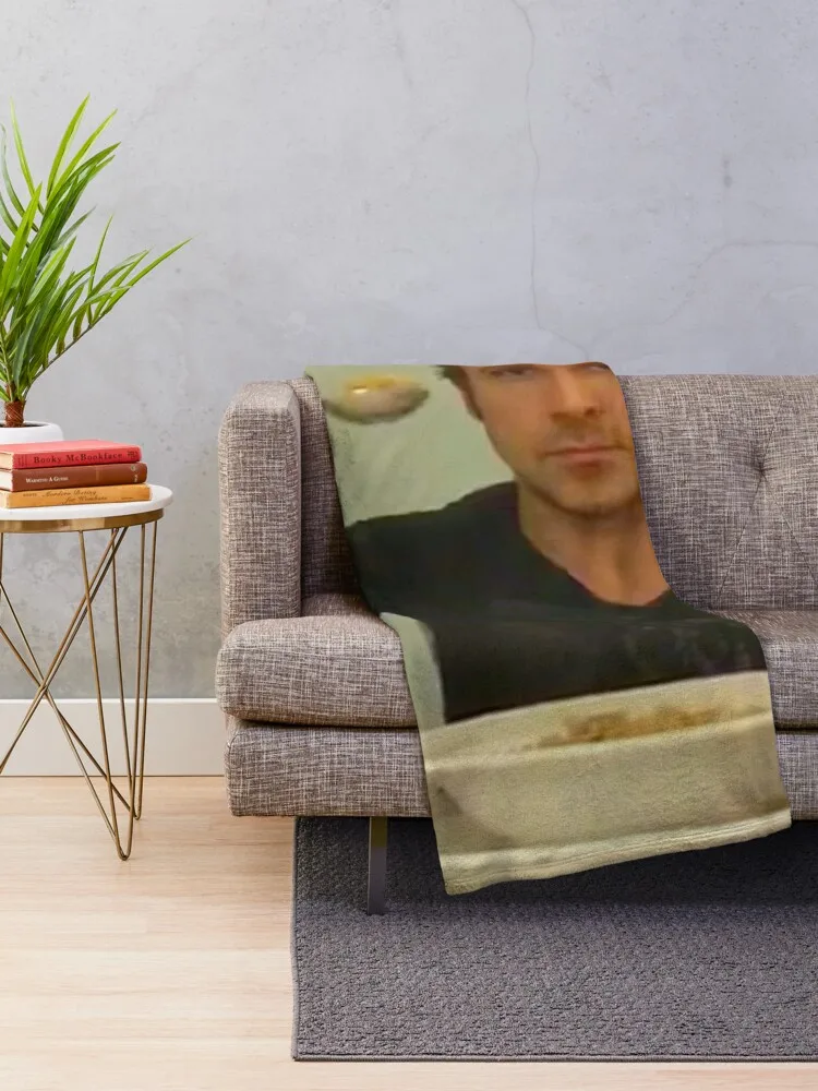 ryan gosling eats his cereal Throw Blanket Thermals For Travel blankets ands Blankets