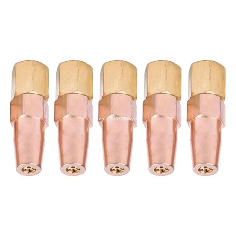 5Pcs Propane Gas Welding Nozzle H01-6 OxygenGas Contact Tips Holder for Priming Applications Thermal Metal Expansion Dropship