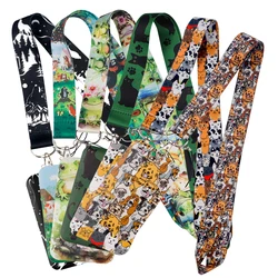 Cute Animals Lanyards for Keys Neck Strap ID Card Gym Cell Phone Straps USB Badge Holder DIY Hang Rope Keychain Accessories