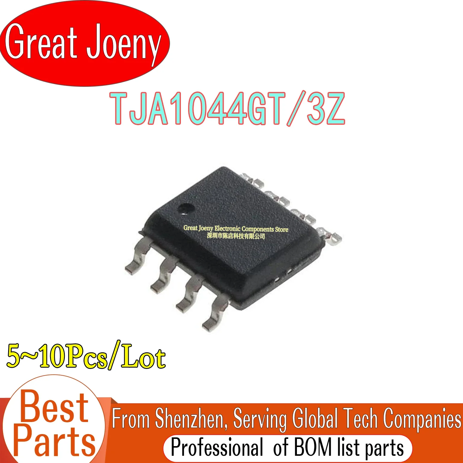 

(5-10 Piece)100% New A1044G3 TJA1044GT/3Z TJA1044GT IC Chipset SOP-8 PC shell Chipset Bulk Best Price