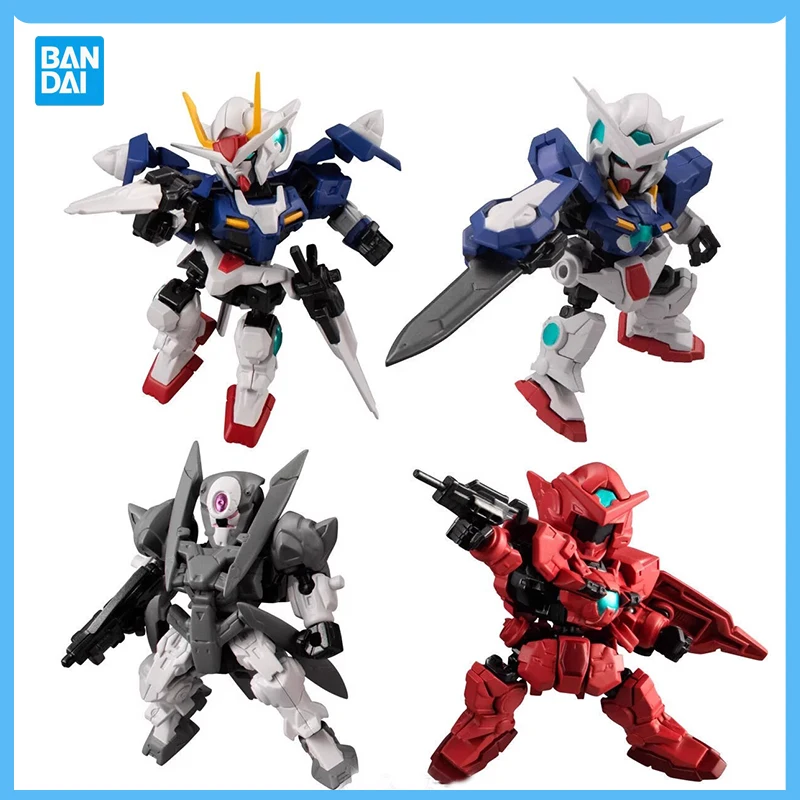 

Original Bandai Gashapon Gundam Noh Angel Gundam 00R Avalanche Goddess Of Justice Capsule Toy Movables Joint Model Children Toys