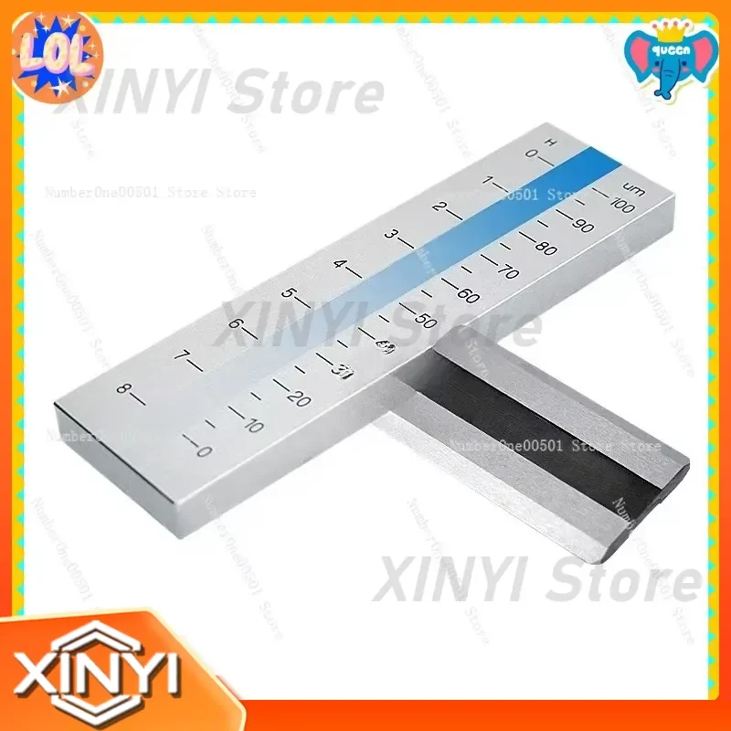 Scraper Fineness Gauge for Paint Particle Grindometer Stainless Steel Single Double Groove Coating Thickness Tester Lab