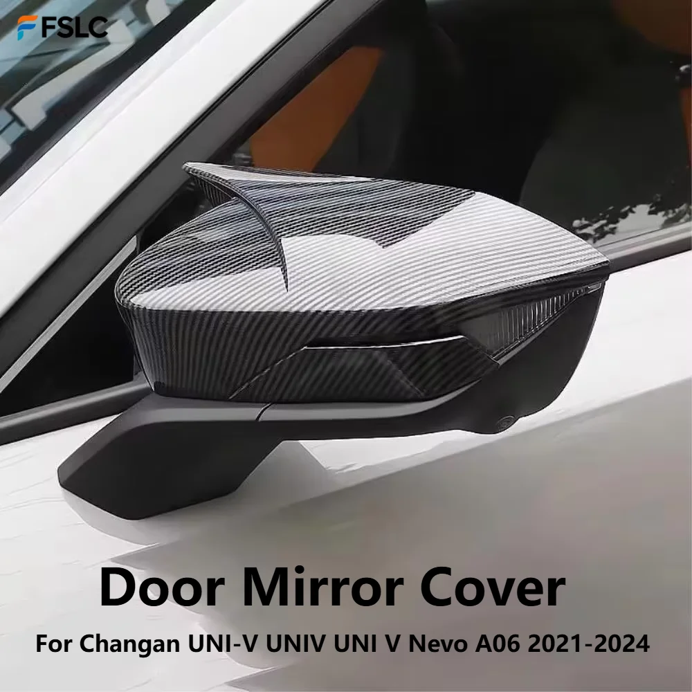 

⭐Genuine⭐ For Changan UNI-V UNIV Nevo A06 2021-2024 ABS Car Side Rearview Mirror Cover Wing Mirror Caps Trim Accessories