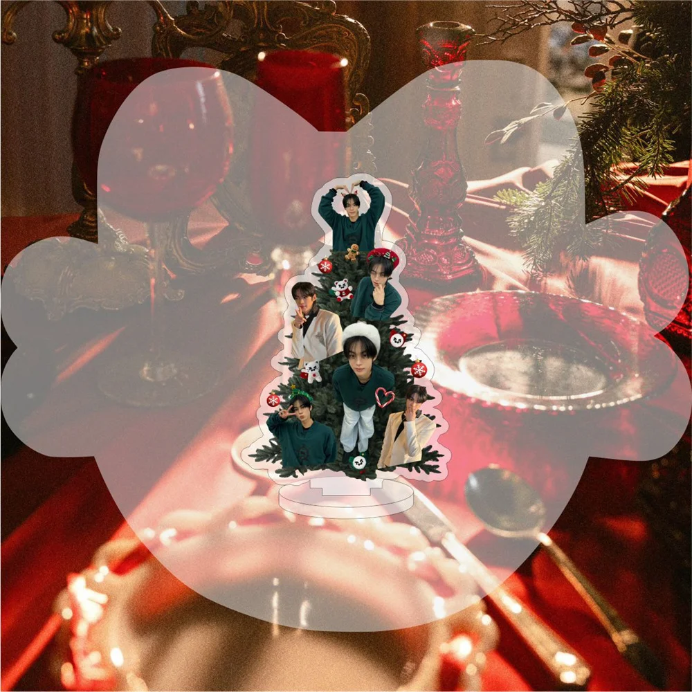 

10 см TWS акриловая подставка SHINYU DOHOON YOUNGJAE Рождественская елка фотопринт экшн-подставка фигурка дисплей модель фанаты настольный декор