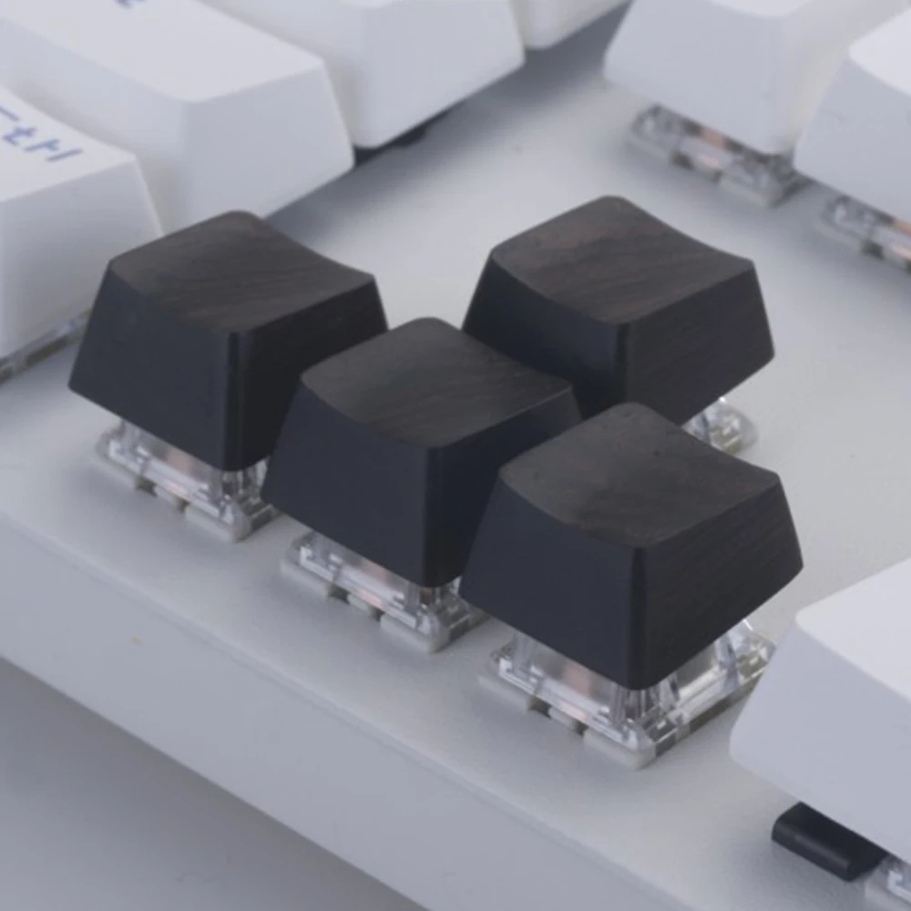 Wood Keycaps For Cherry Mx Switch Mechanical Keyboard Blank Keycaps Arrow Shift Caps Lock Key Caps