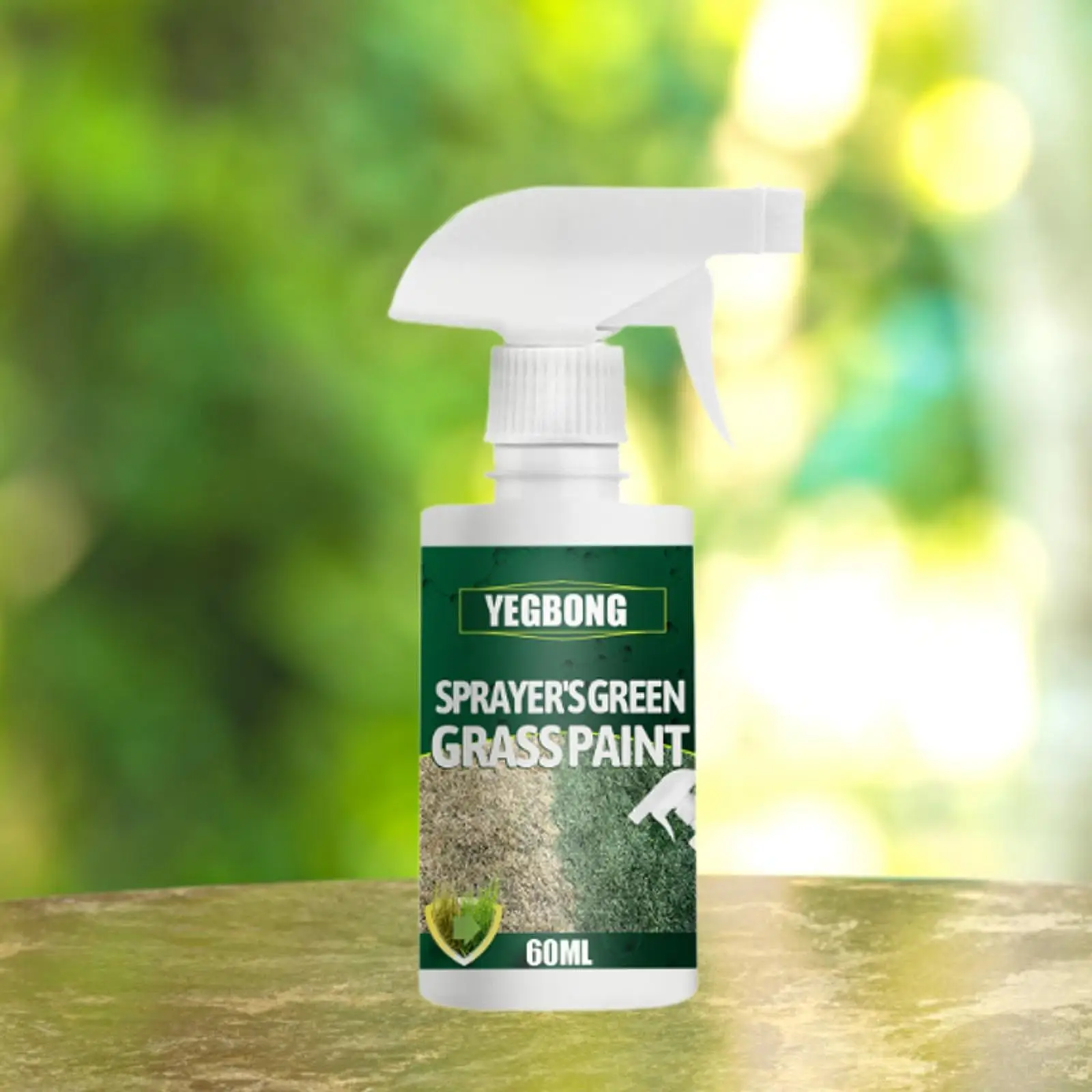 

60ml Green Lawn Spray Lawn Color Tool Efficient High Reliability Lawn Care Grass Paint Lawn Dye for Garden