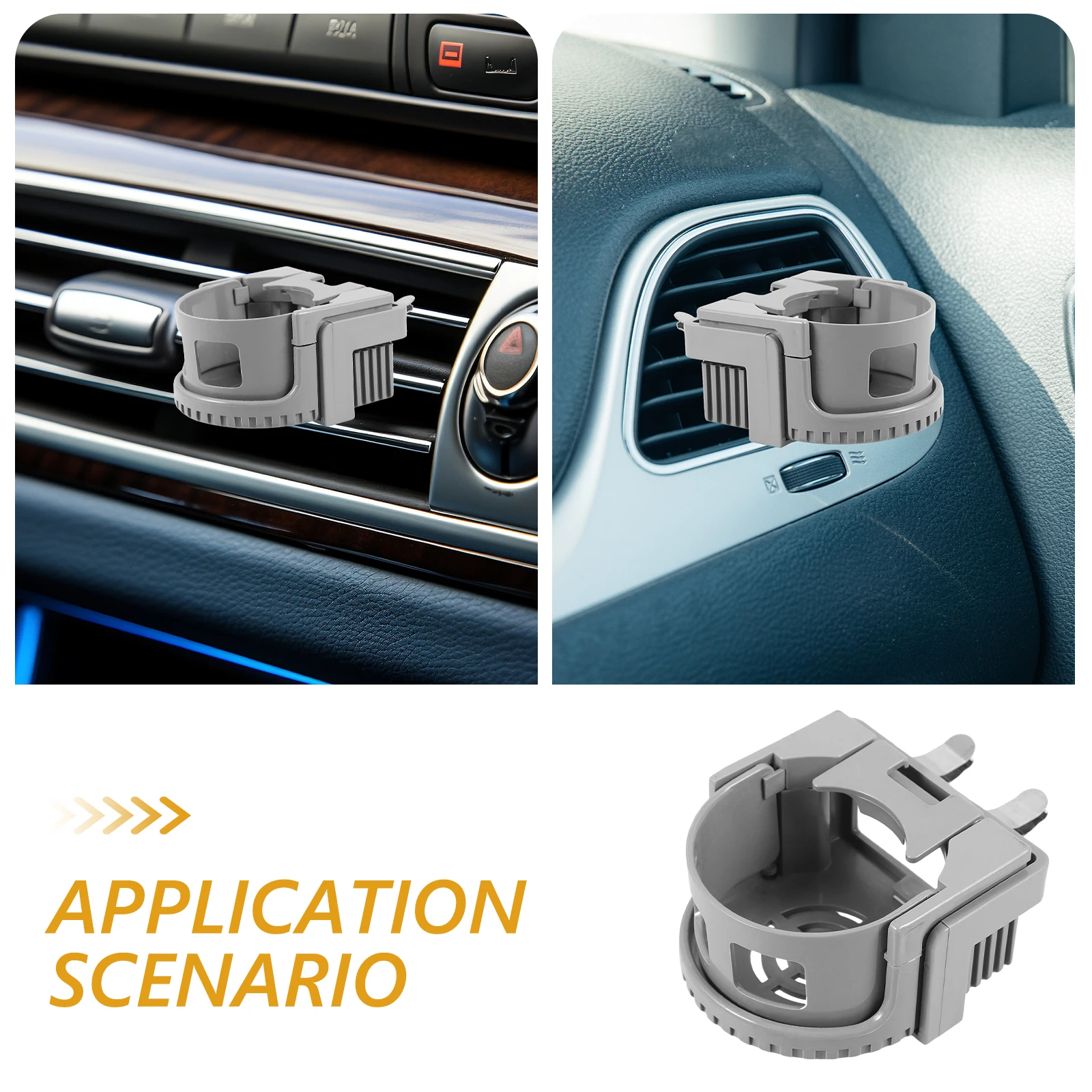 

Car Cup Holder Air Conditioner Vent Coffee for Outlet Mount Plastic Car-mounted Holders